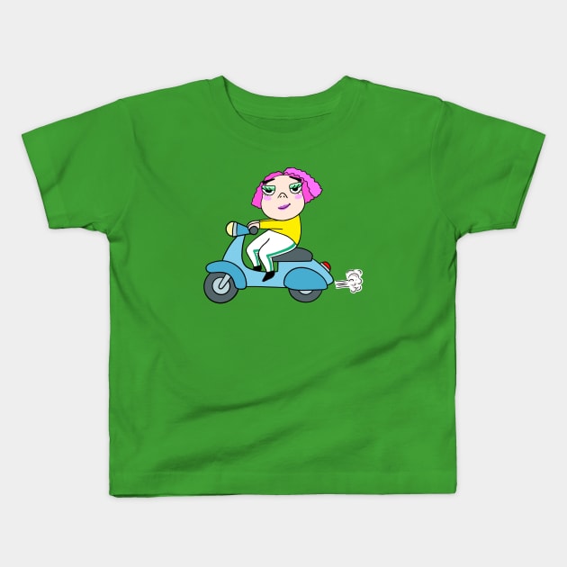 Enjoy the ride! Kids T-Shirt by IdinDesignShop